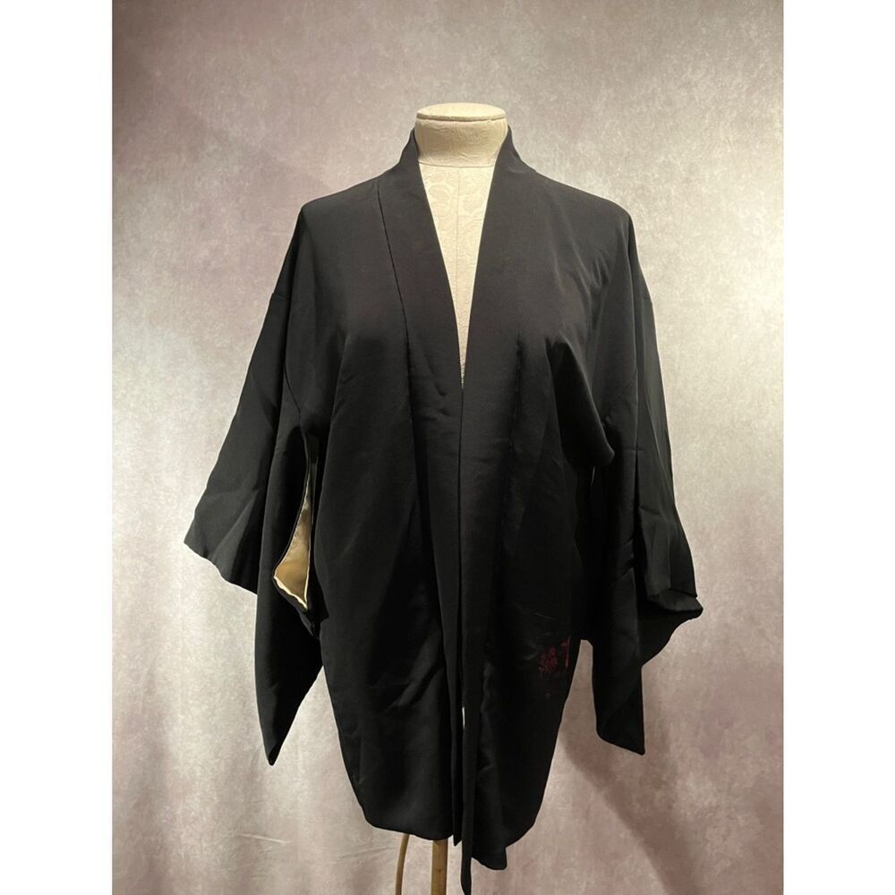 Silk Kimono Authentic Open-Front Jacket size medium